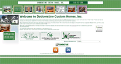 Desktop Screenshot of dobberstinehomes.com